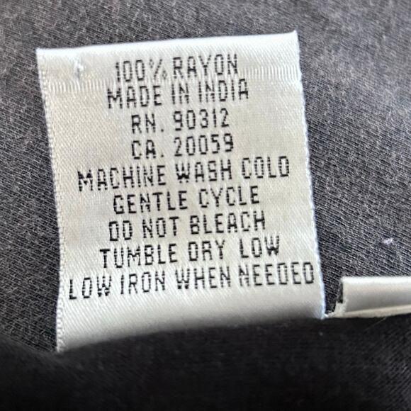 Parsley & Sage Asymmetrical Tunic Dress Abstract Print Boho Artsy Rayon Medium - Picture 7 of 8